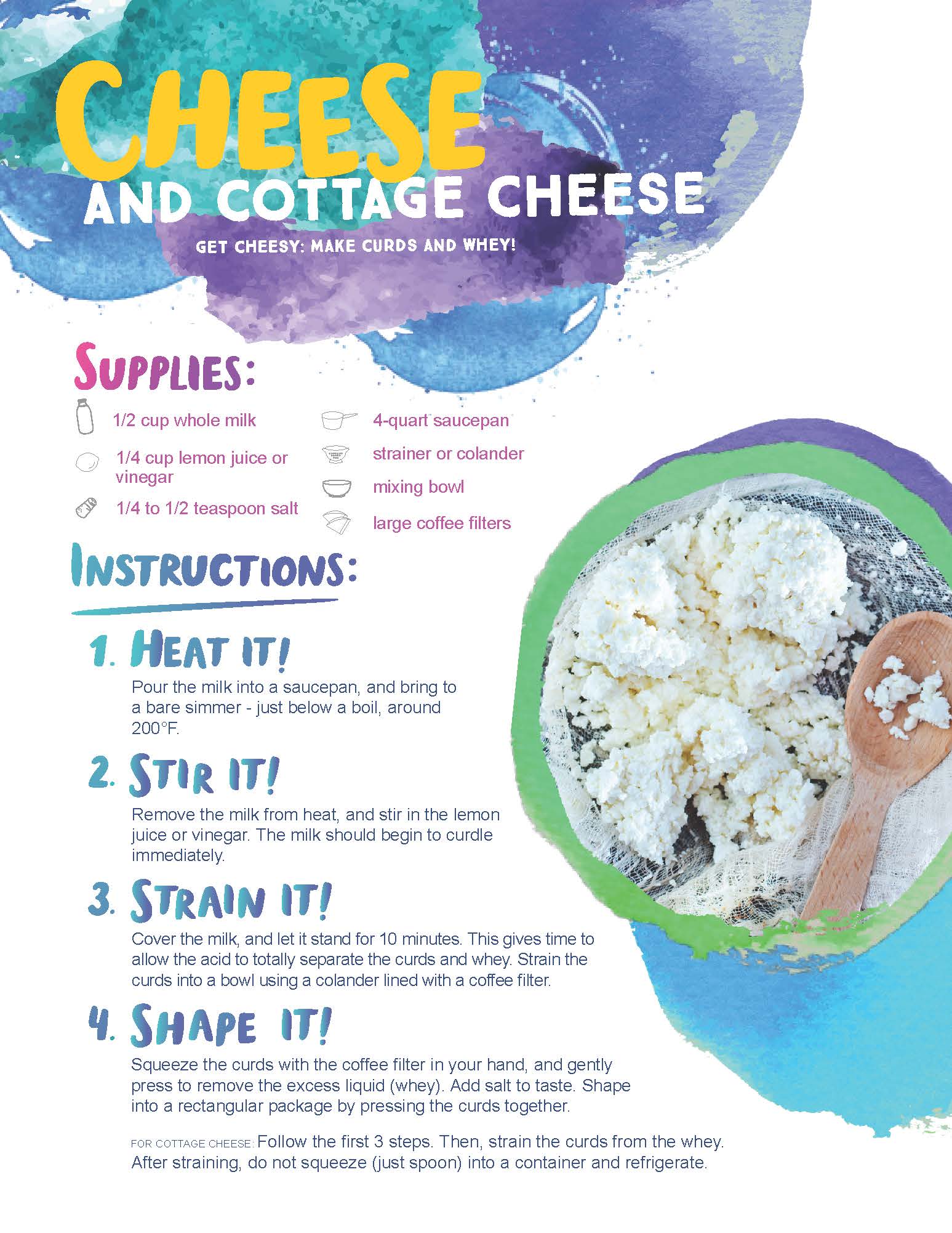 How to Make Cheese and Cottage Cheese image