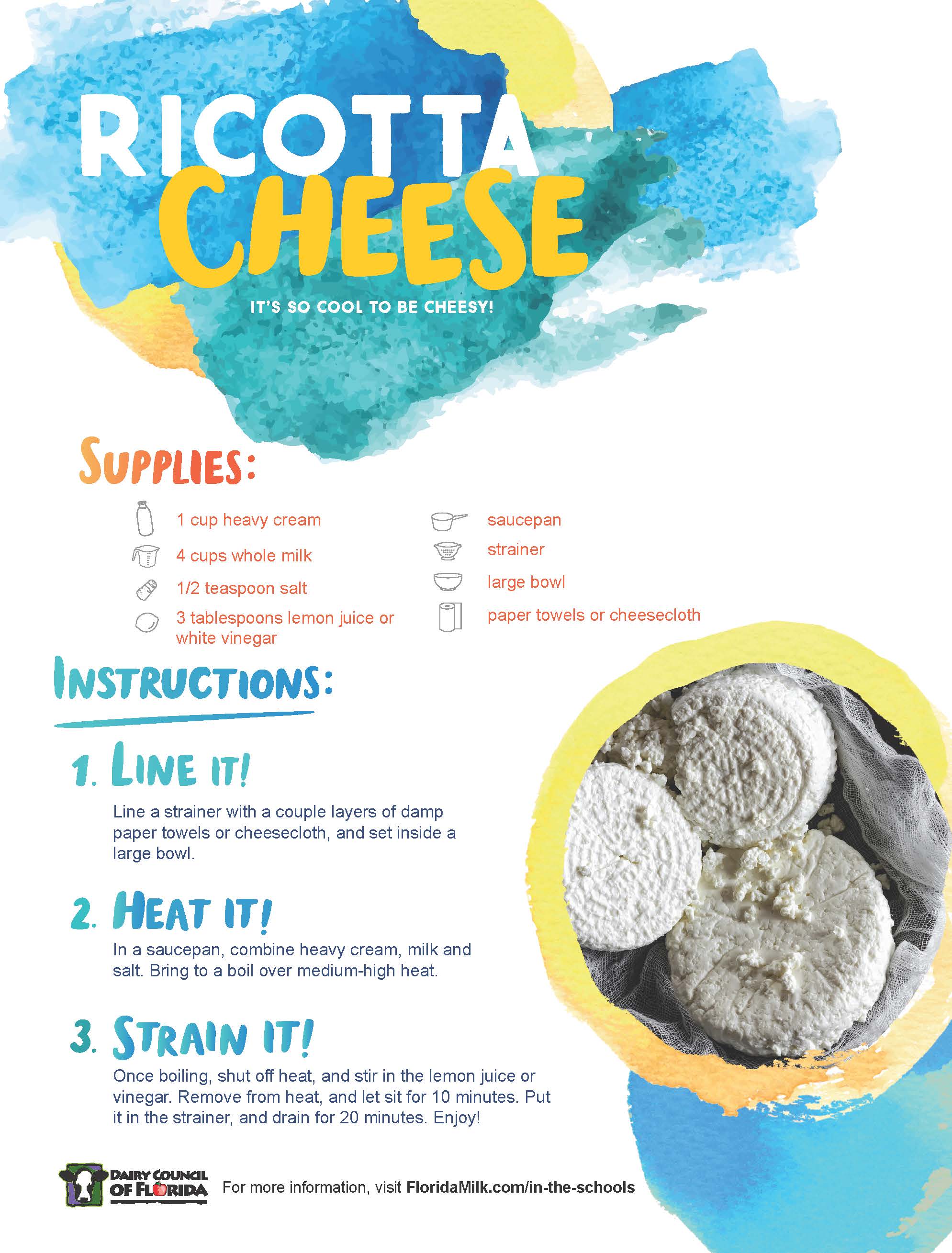 How to Make Ricotta Cheese image