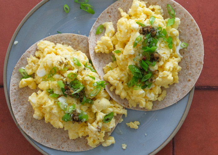 Fluffy Egg Tacos Featured Image
