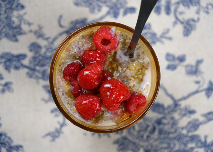 Raspberry Overnight Quinoa Featured Image