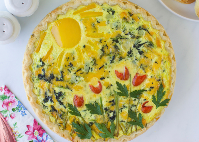 Spring Quiche Featured Image