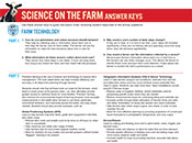 Science on the Farm Answer Keys