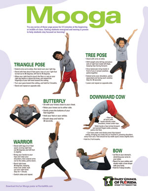 mooga children in yoga poses