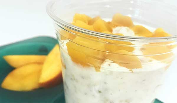 Peaches And Cream Overnight Oats Main Image