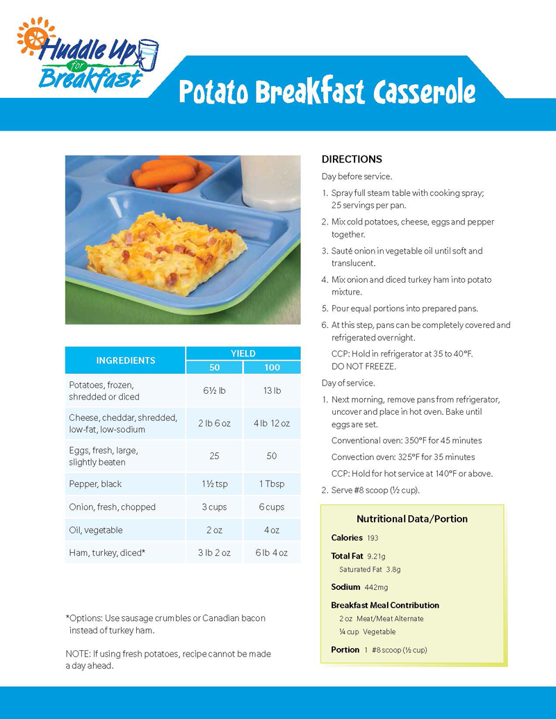 Huddle Up for Breakfast Recipes Main Image