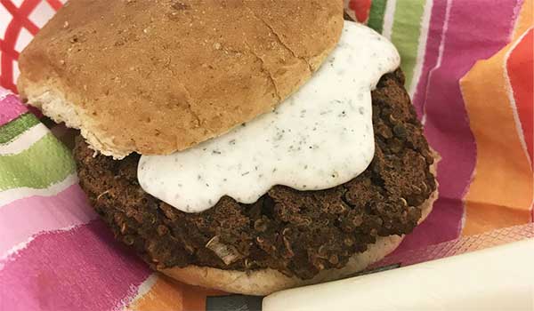 Ranch Veggie Pattie On A Bun Main Image