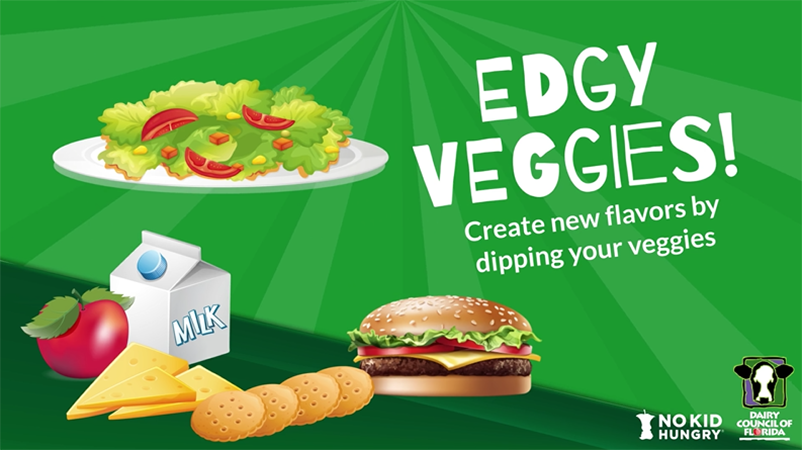 Edgy Veggies - Create new flavors by dipping your veggies graph