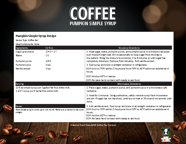 Pumpkin Simple Syrup