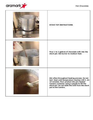 Aramark Hot Cocoa Instructions Main Image