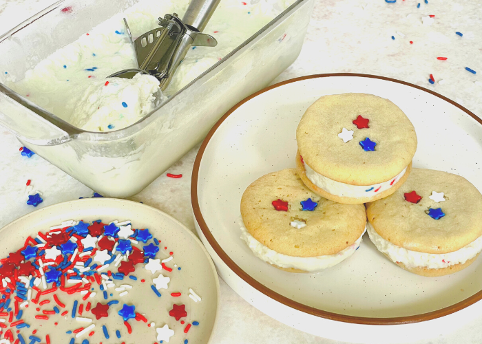 4th of July Ice Cream Sandwiches