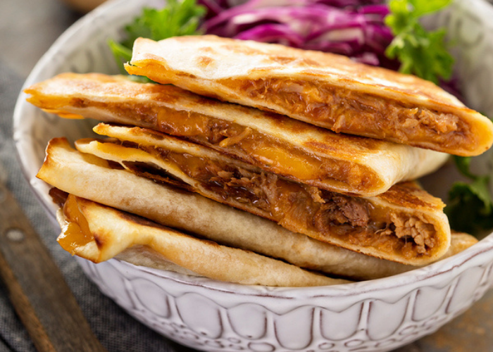 BBQ Pork Quesadilla