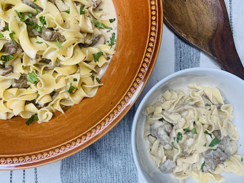 Beef Stroganoff