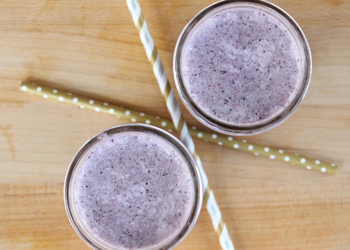 Blueberry Cucumber Carrot Smoothie