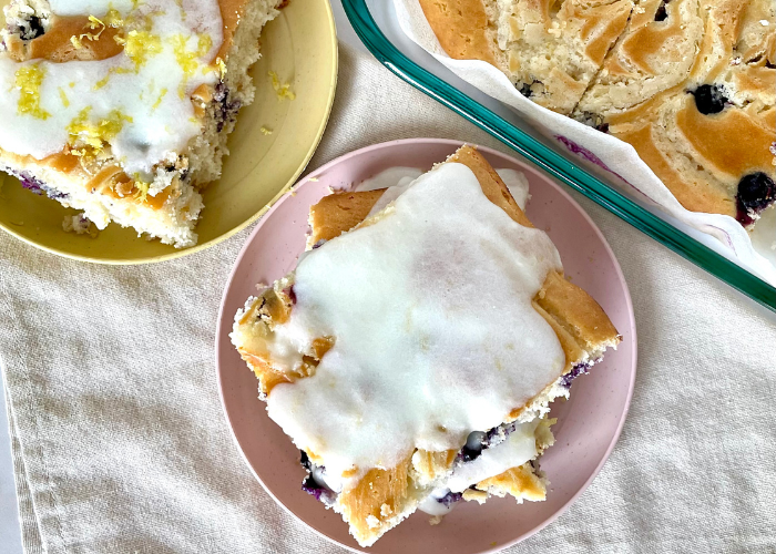 Blueberry Lemon Sheet Pancakes Featured Image