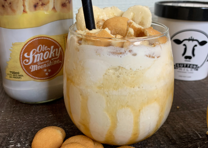 Boozy Banana Pudding Milkshake Featured Image