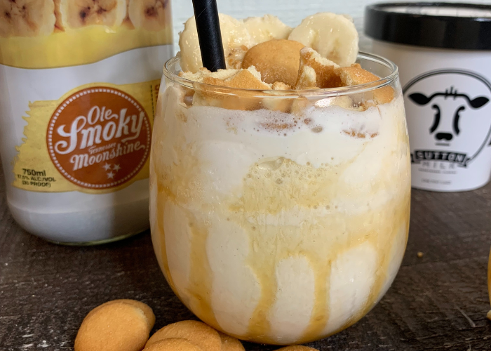 Boozy Banana Pudding Milkshake