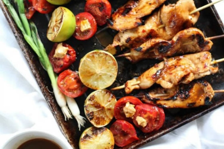 Chile Lime Chicken Skewers