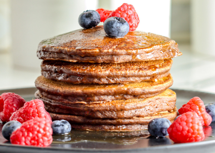 Chocolate Milk Pancakes