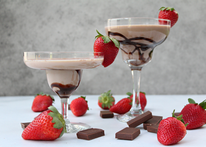Chocolate Strawberry Mocktail