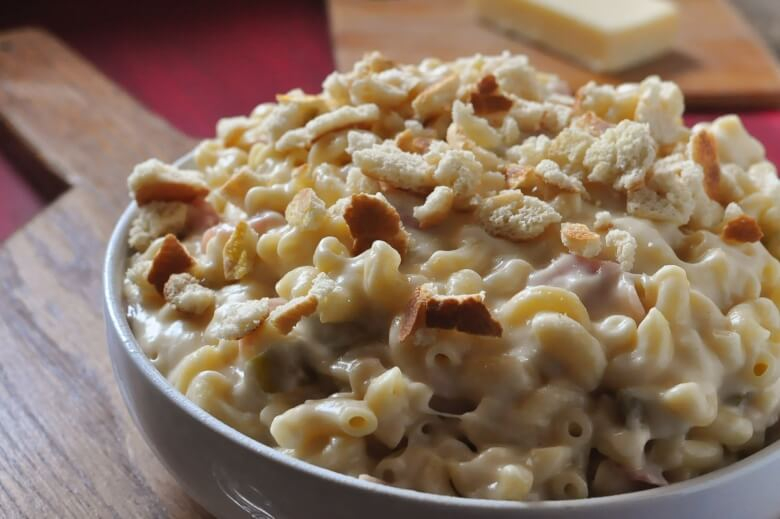 Cuban Style Macaroni with Cheese