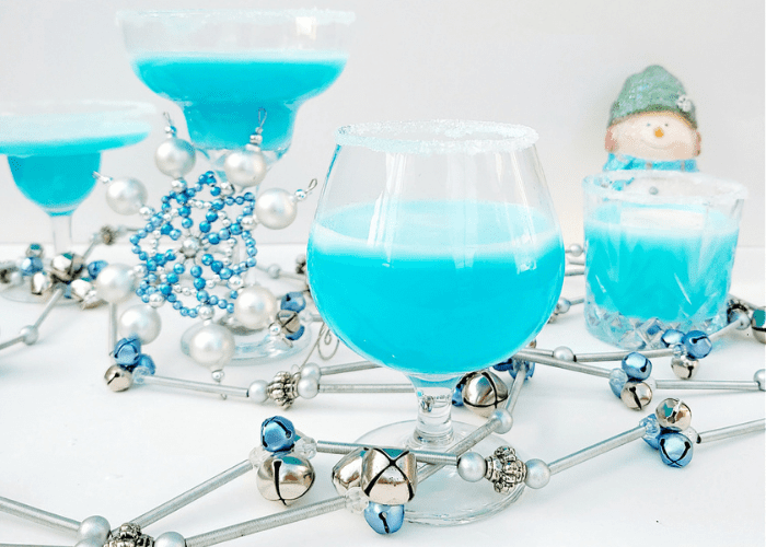 Frosty Snowflake Cocktail