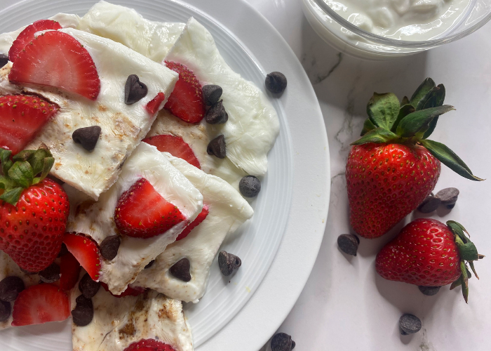 Frozen Strawberry Yogurt Bark Featured Image