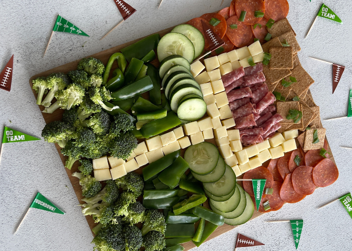 Goal Post Snack Board Featured Image