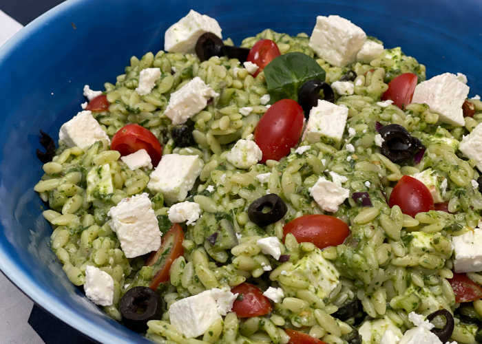 Greek Orzo Salad (Karina Salad)