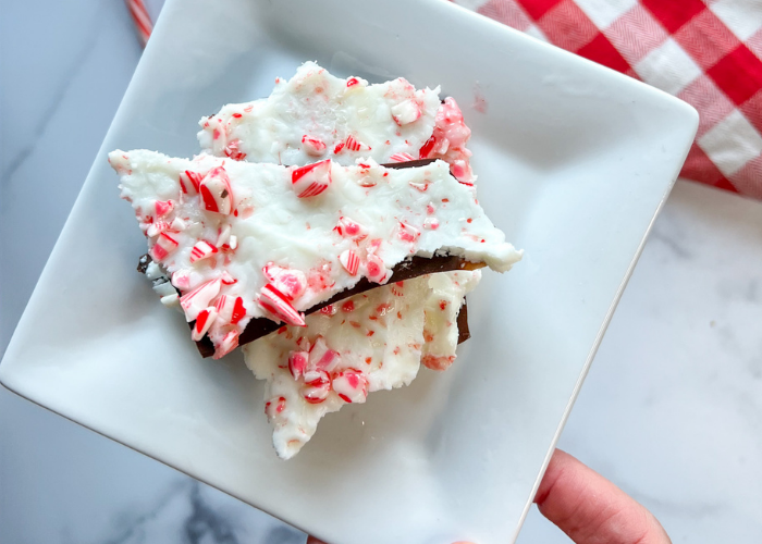 Greek Yogurt Peppermint Bark