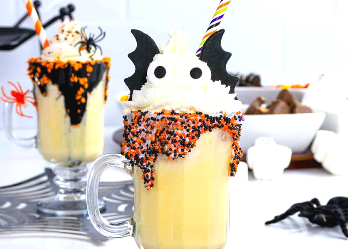 Kid-Friendly Halloween Milkshake Bar Featured Image