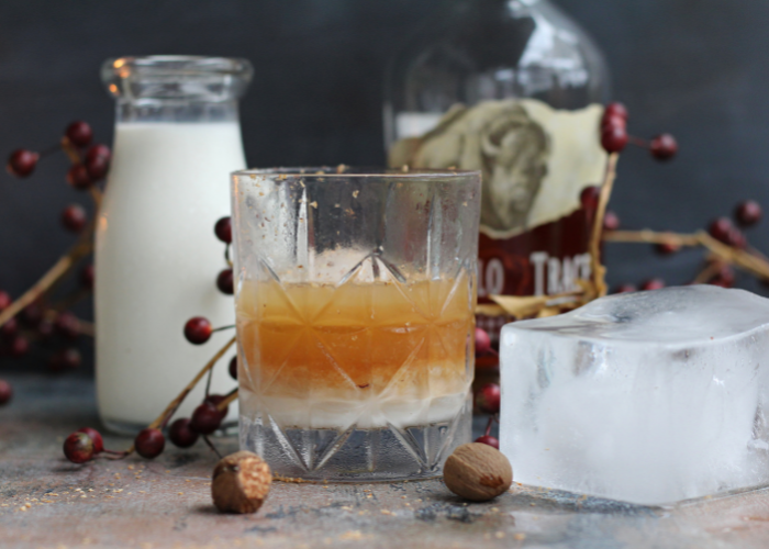 Maple Bourbon Milk Punch