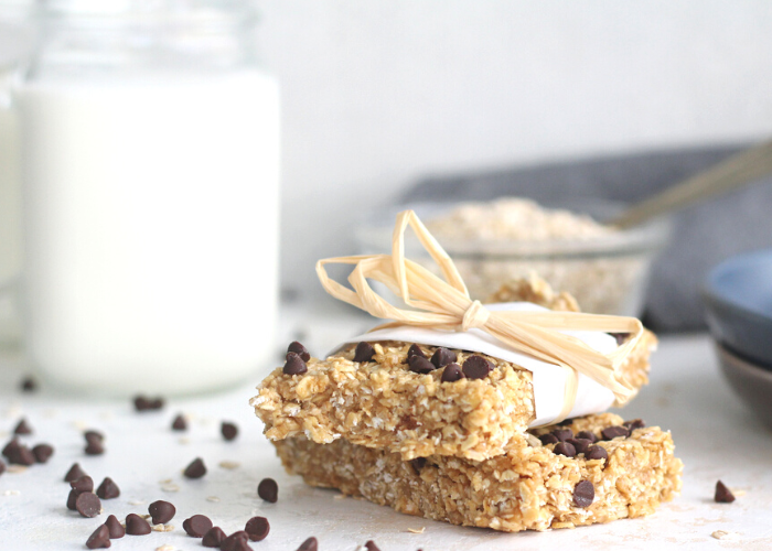 No Bake Peanut Butter & Chocolate Protein Bars