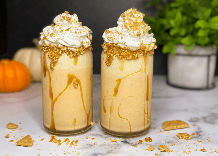 Pumpkin Caramel Bourbon Milkshake