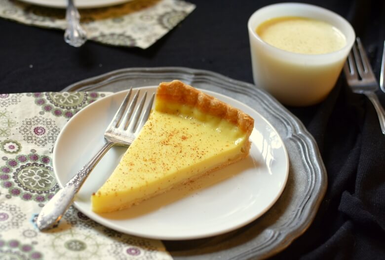 Eggnog Tart