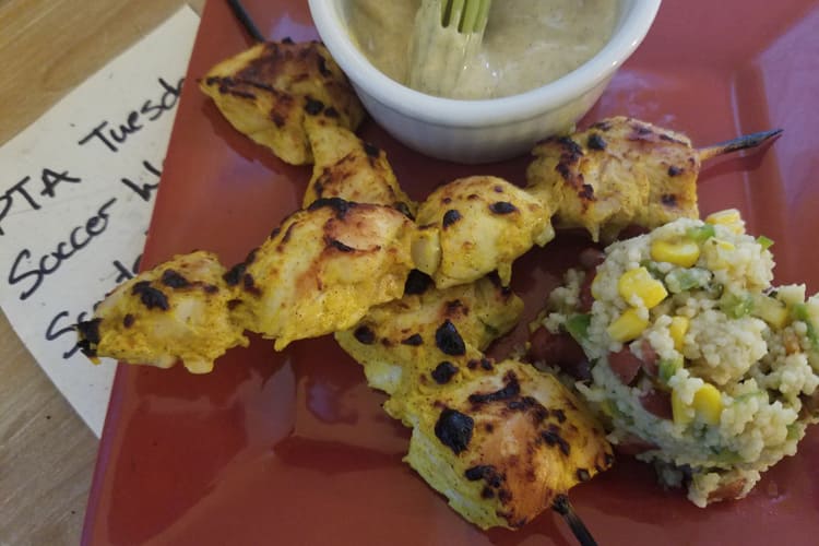 Yogurt Marinated Chicken Kabobs