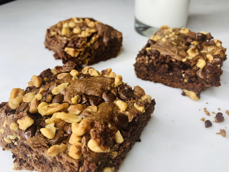 Peanut Butter Chocolate Brownies