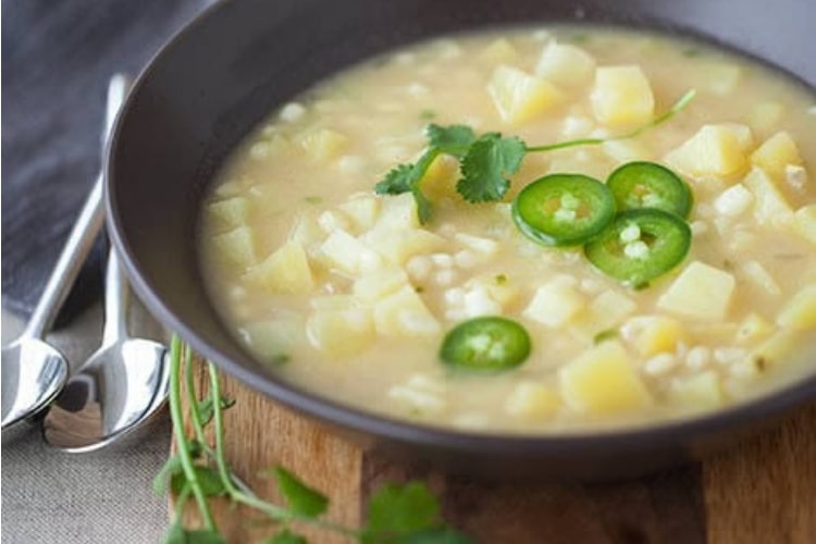 Potato & Corn Jalapeño Soup