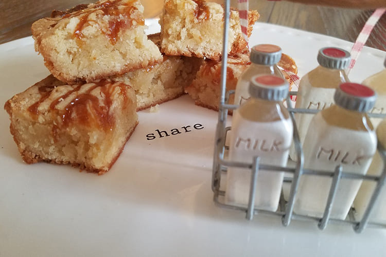 Salted caramel bars FDF