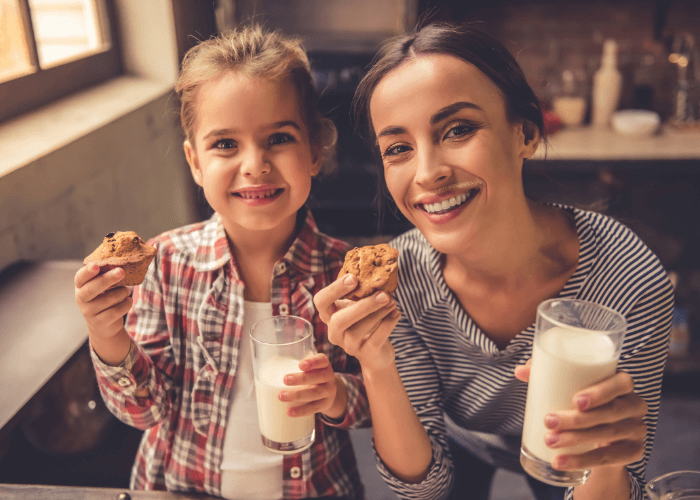 mother-and-daughter-with-milk-mustache