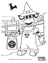 SunnyBell Halloween Coloring Sheet Image