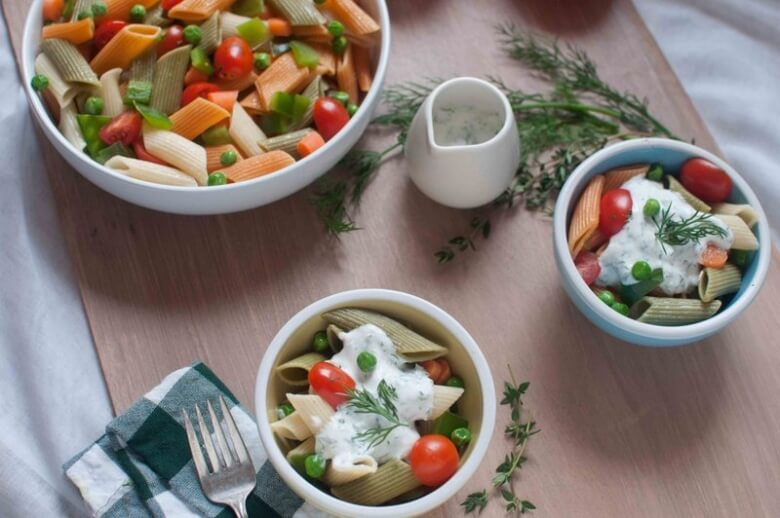 Creamy Low-Fat Dill Pasta Featured Image