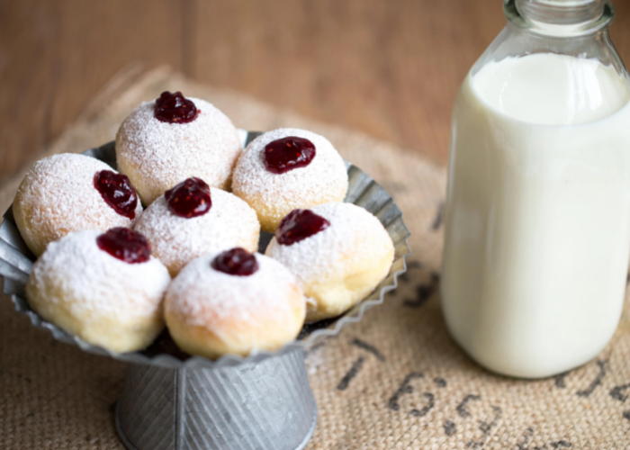 Baked Mini Sufganiyot Jelly Doughnuts Featured Image