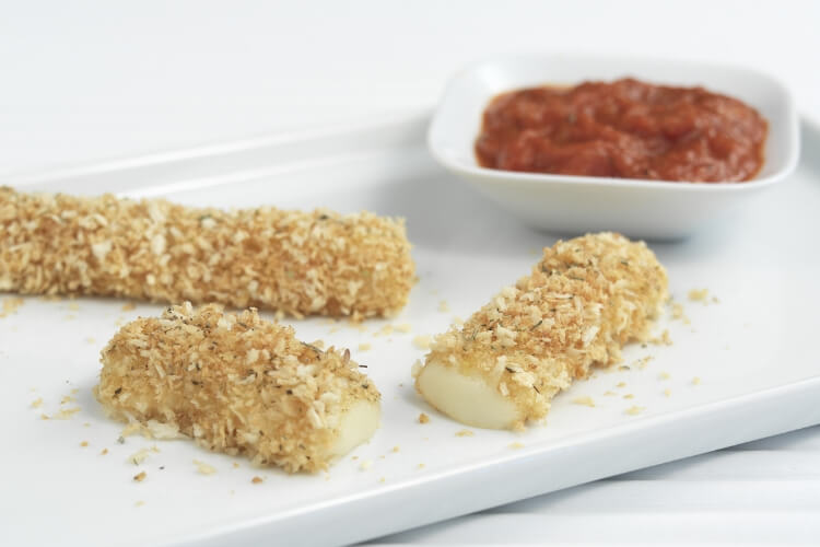 Baked Mozzarella Sticks