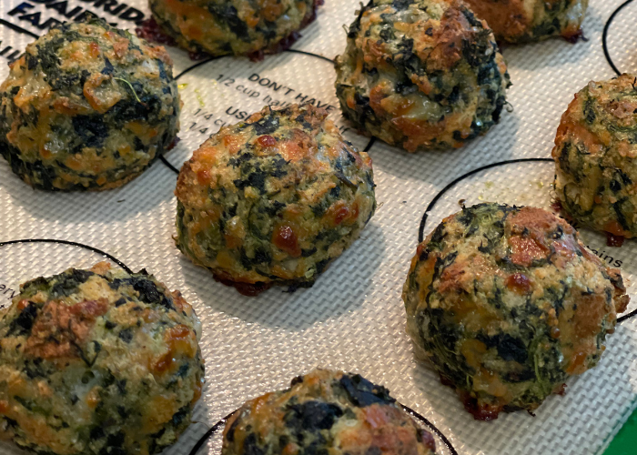 Baked Spinach Parmesan Dumplings Featured Image