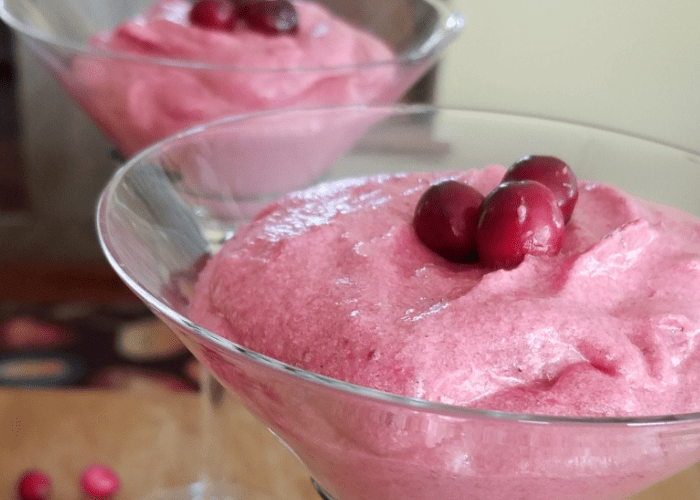 Cranberry-Orange Mousse