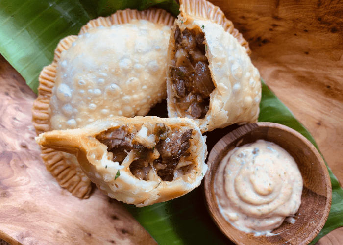 Cheesy Churrasco Empanadas