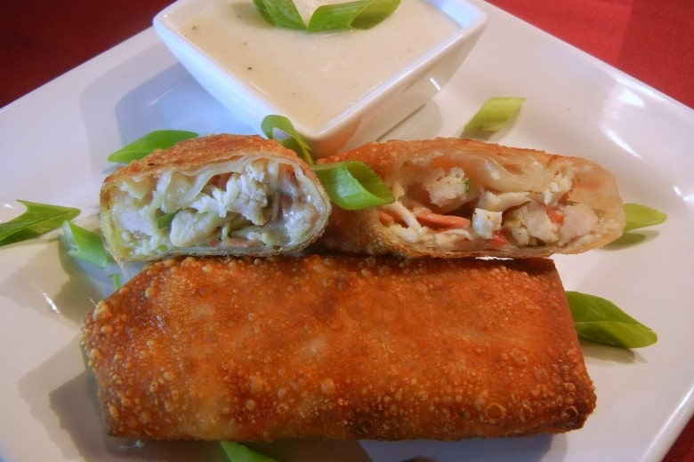 Chicken Cordon Bleu Egg Rolls Featured Image