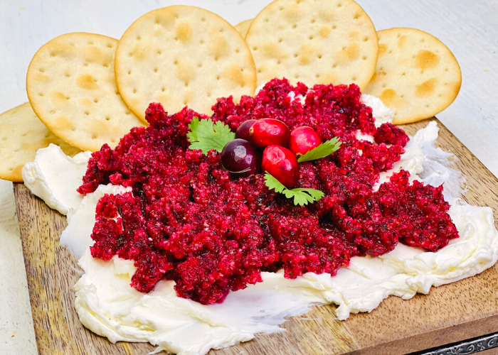 Cranberry Chutney Cream Cheese Board