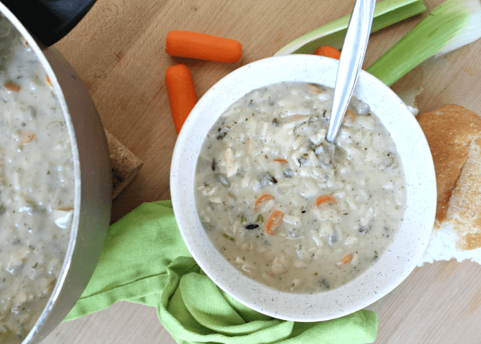 Creamy Turkey and Wild Rice Soup