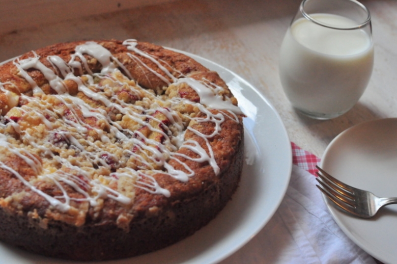 Cherry-Almond Coffee Cake Featured Image
